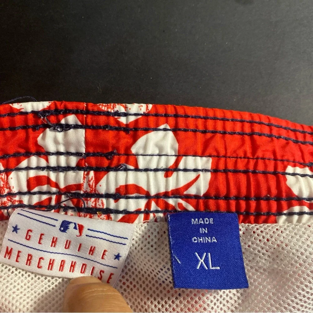 MLB St Louis Cardinals Hawaiian Board‎ Shorts Men’s XL Swim Trucks Red Floral